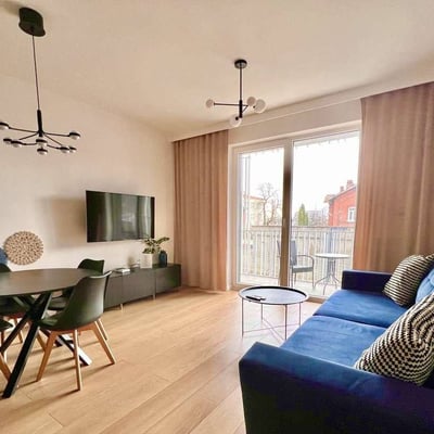 Долгосрочная аренда современной 3-комнатной квартиры, 65 м², район Воля, Варшава, Польша